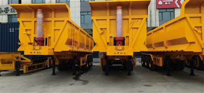 Essieu arrière de camion à benne basculante
